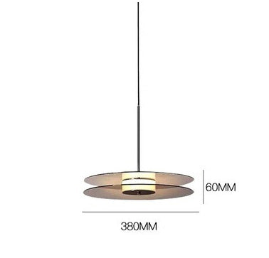 Luminaires Suspension LED Moderne Bronze Verre Salle à manger/Salon