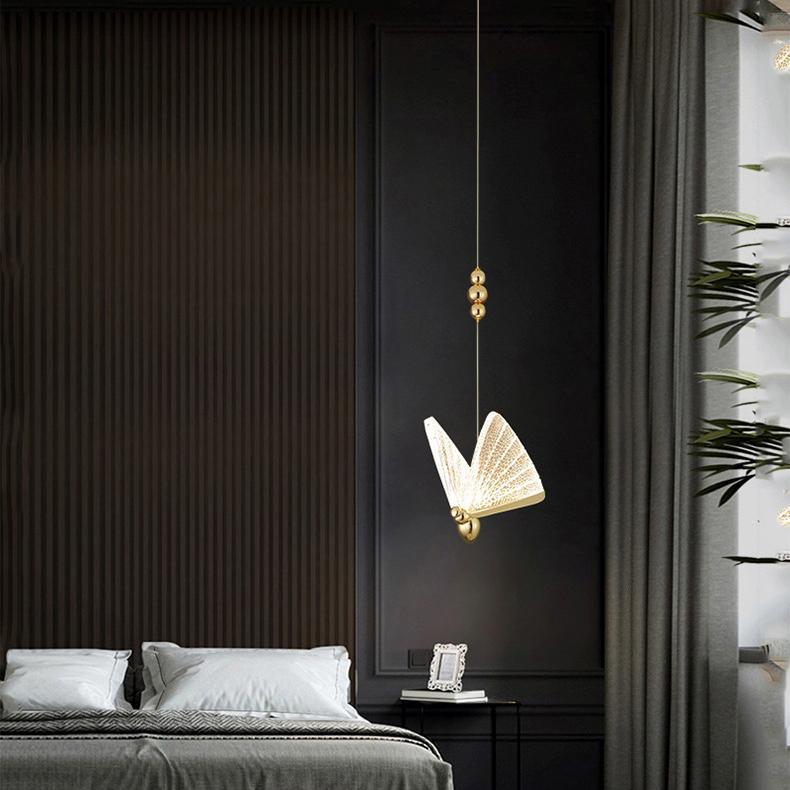Arisha Moderne Luminaires Suspension Doré Animal