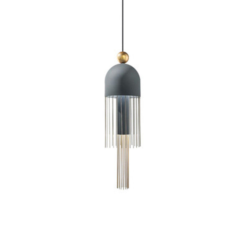 Valentina Suspension Irrégulière Géométrique, Metal, Bleu/Gris, Salon