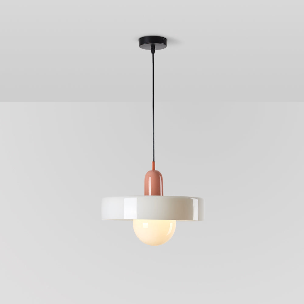 Valentina Suspension Ronde Vintage Verre Salon
