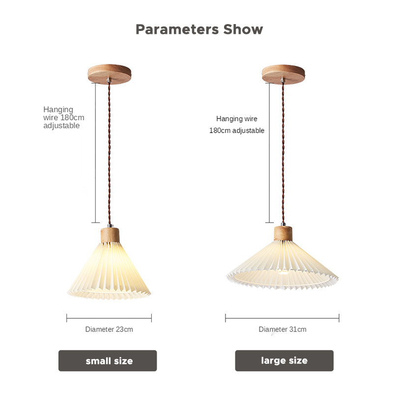 Ritta Suspension Cluster, Plissé 4 Styles