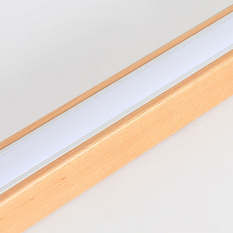 Ray Plafonnier Longue Linéaire Simple, Bois, Couloir/Chambre