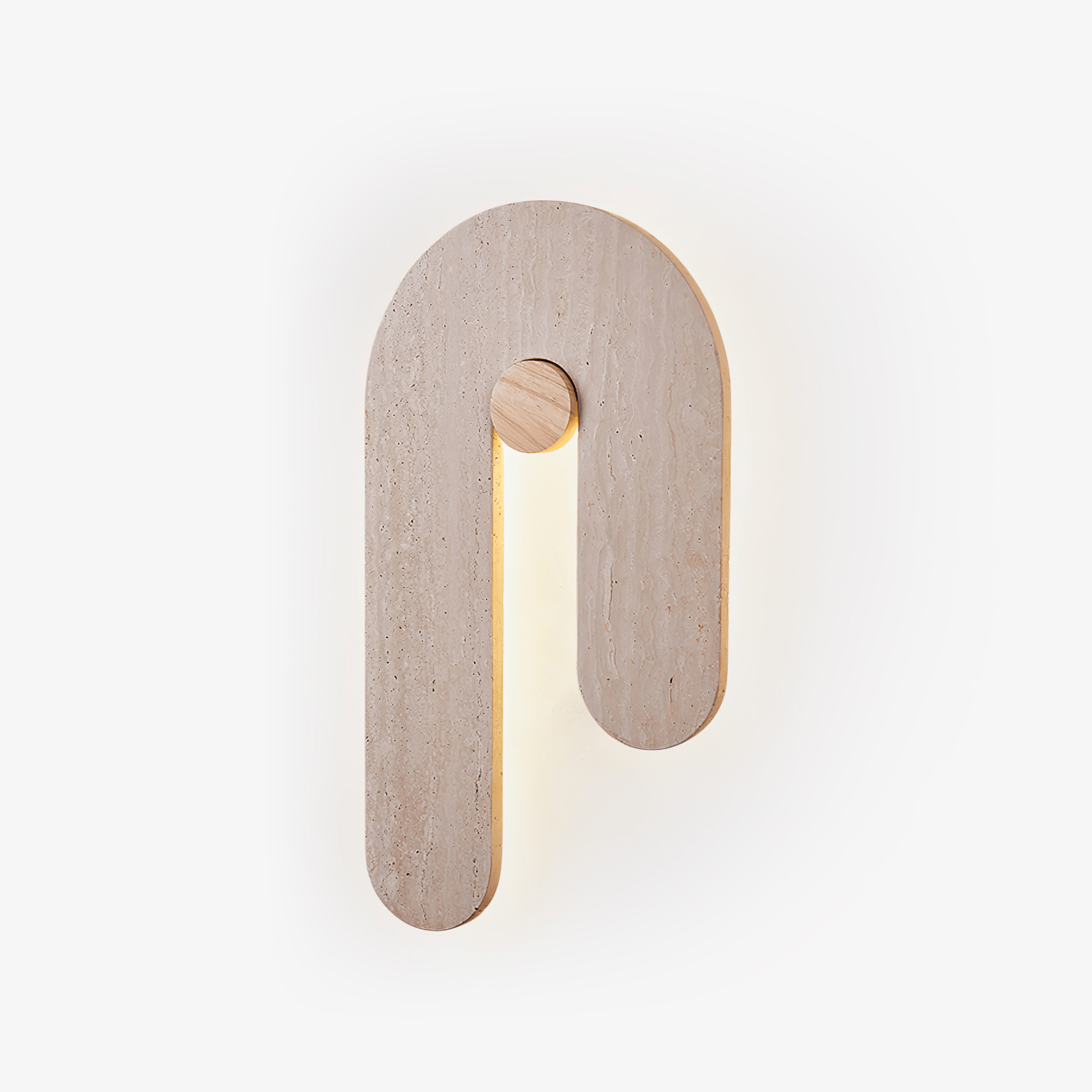 Ithaus Travertine Circular Wall Light - Letslighting