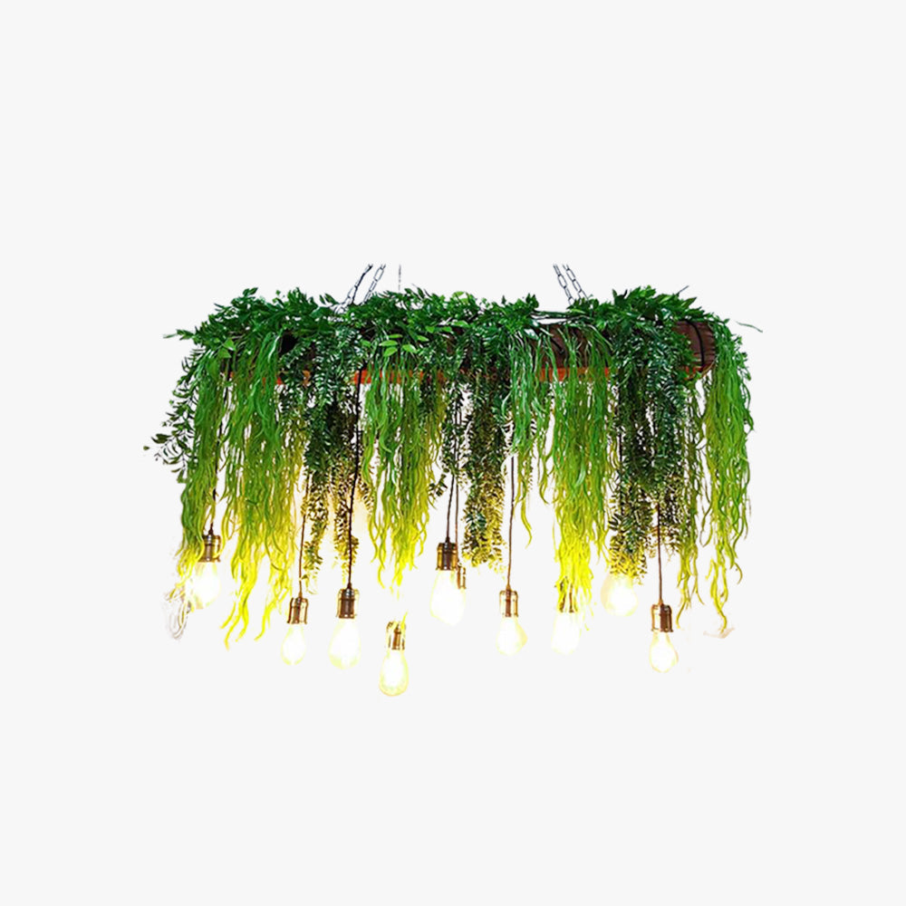 Ritta LED Suspension Vert Métal Salle à Manger Salon Cuisine