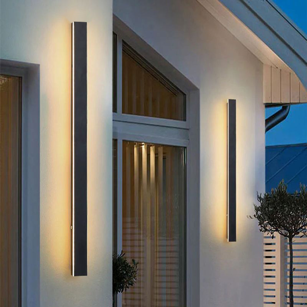 Arisha Applique Murale Extérieur LED Étanche Minimaliste Métal Cour