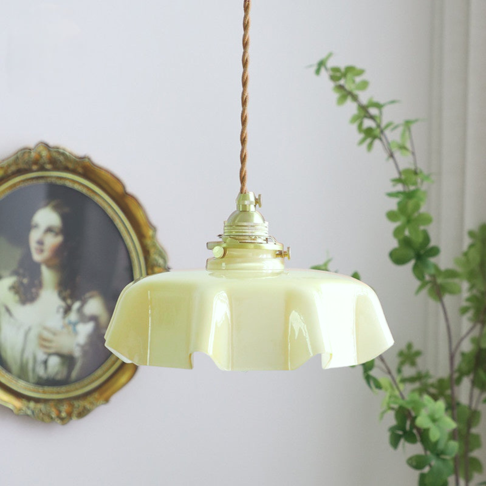 Valentina Vintage LED Suspension Métal/Verre Chambre À Coucher