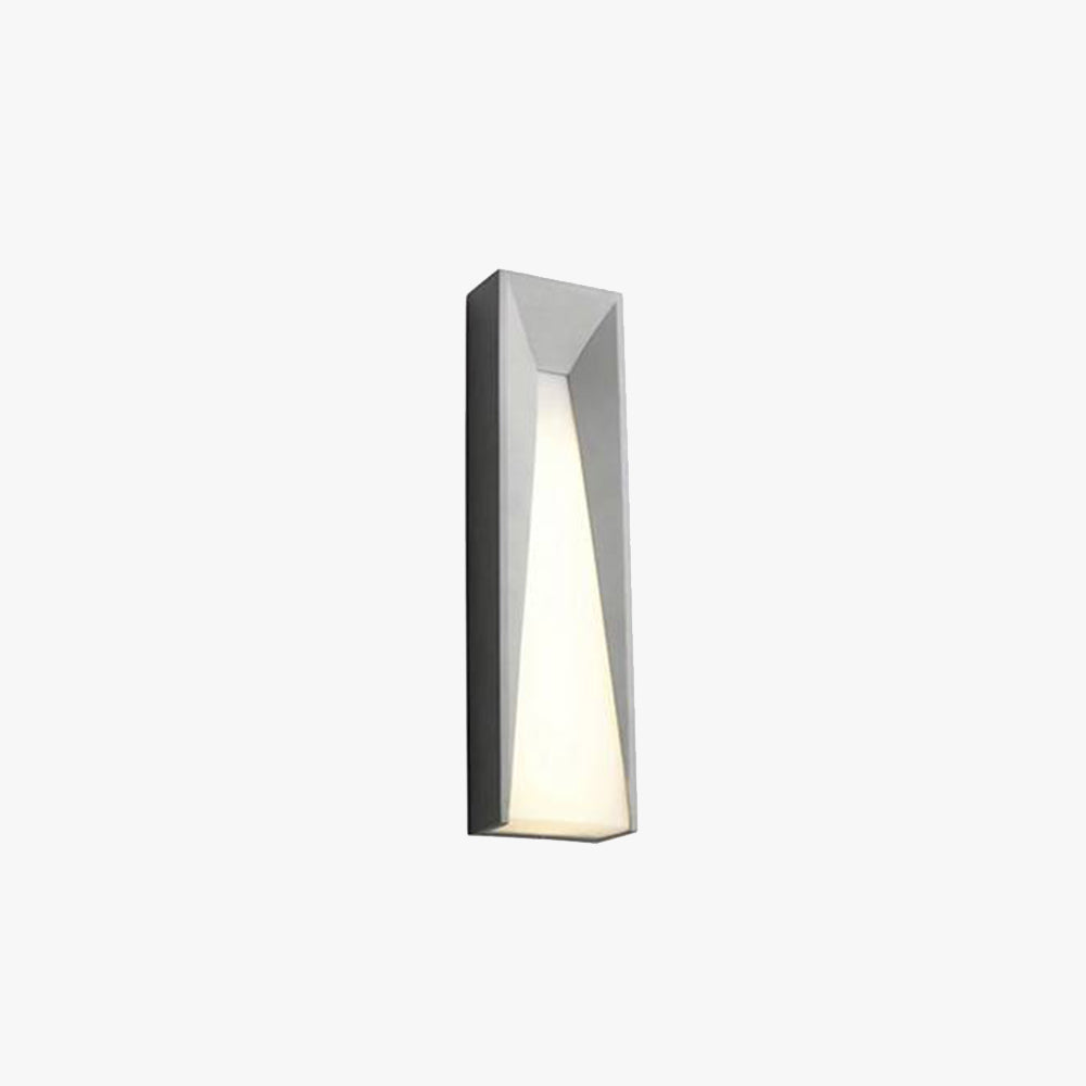 Ray Moderne LED Applique Murale Noir/Gris Métal Extérieur