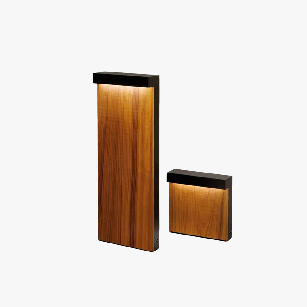 Ray Extérieure Géométrique Minimaliste, Métal, Bois, Extérieur