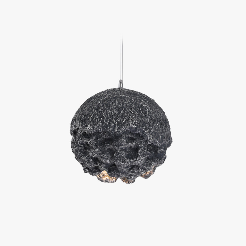 Avi Suspension Irrégulier Naturelle, Résine/Acrylique, Bleu/Gris/Bronze, Salon