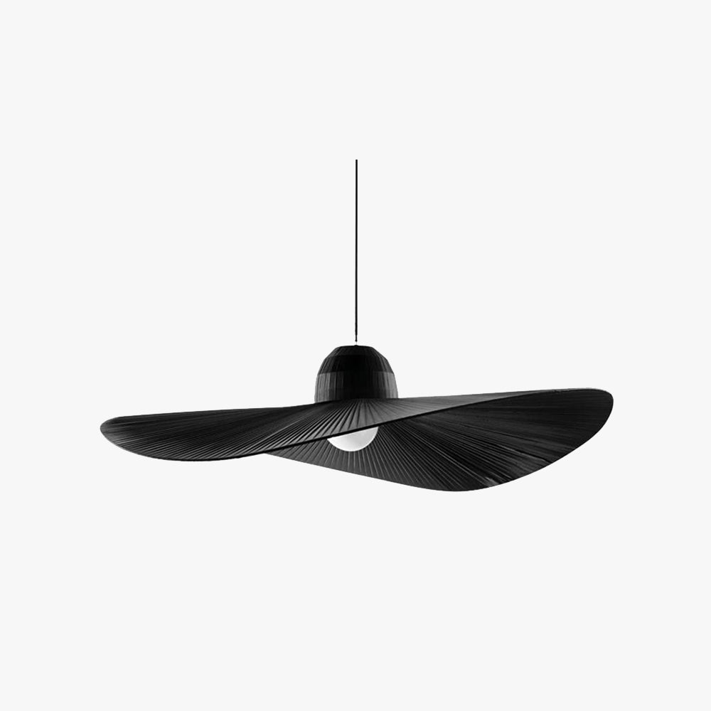 Ritta Suspension Vintage, Métal/Tissu, Blanc/Noir, Salle à Manger