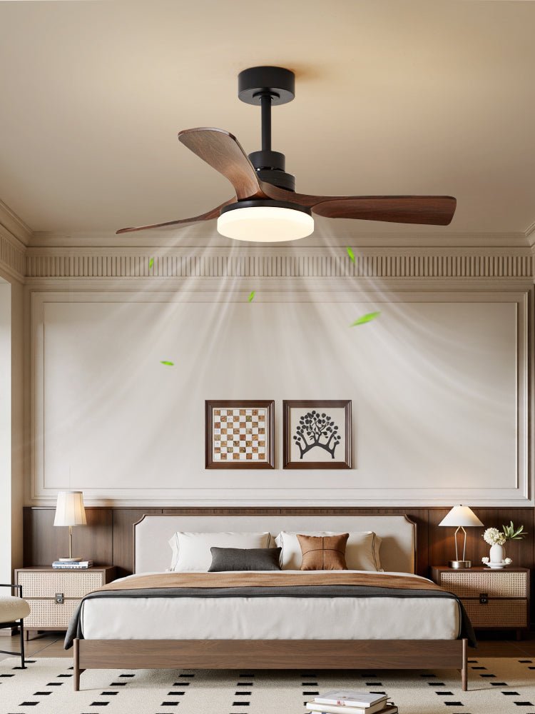 Nilo Modern Acrylic Metal Ceiling Fan Light