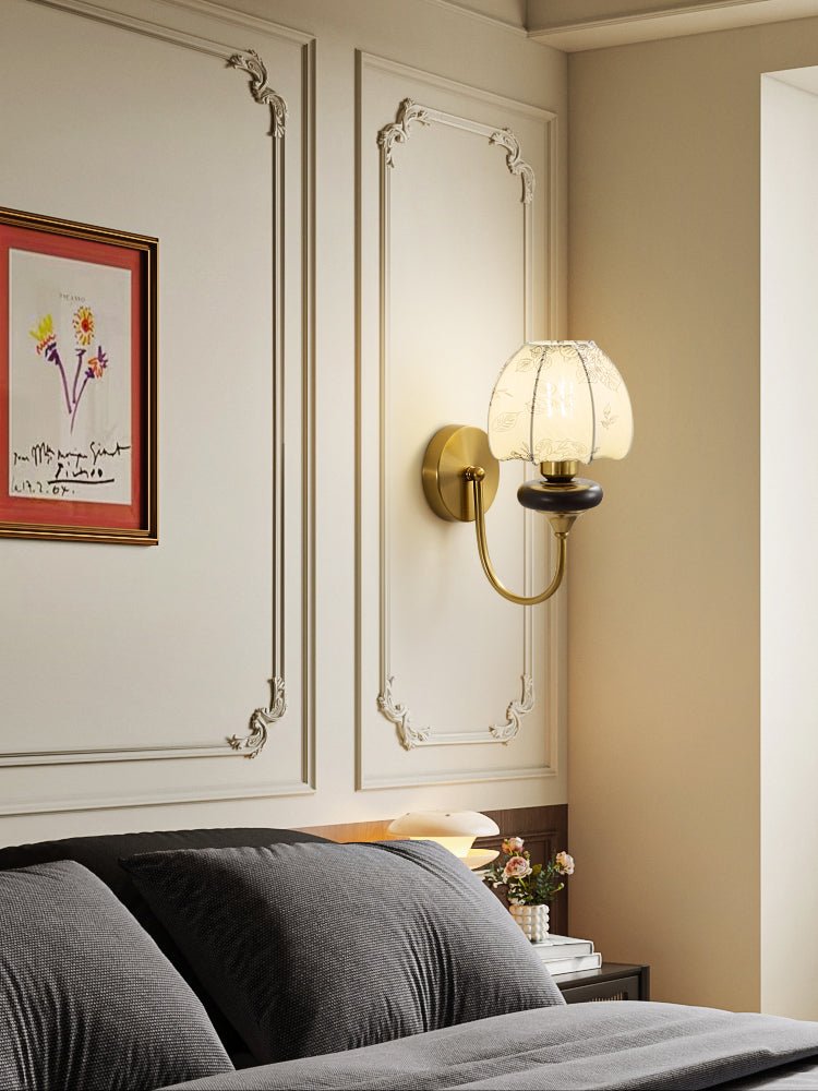 Amelie Art Florale Métal Bois Applique Murale