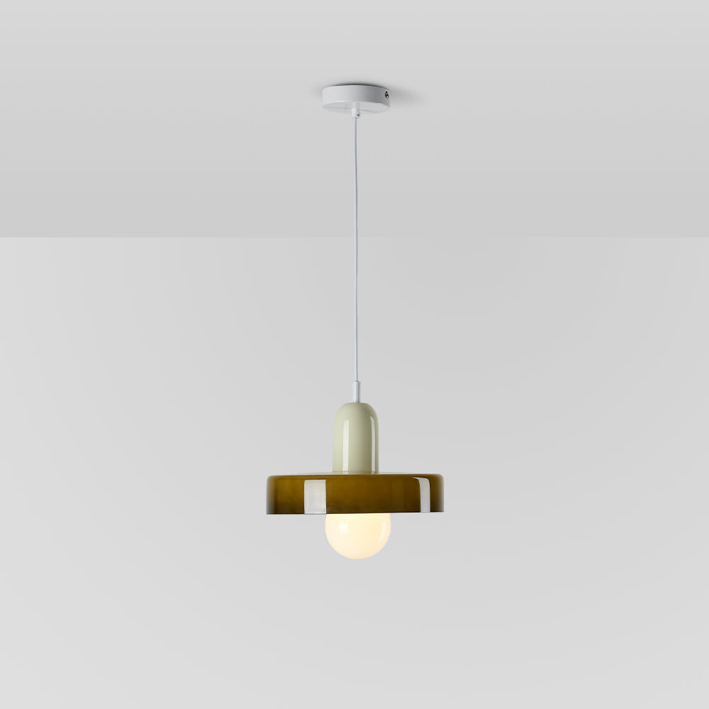 Valentina Suspension Ronde Vintage Verre Salon