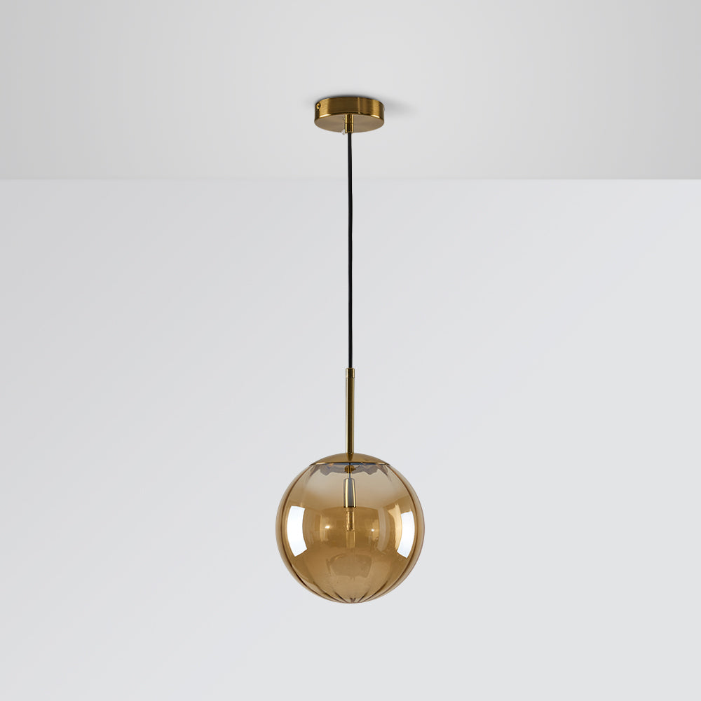 Valentina Suspension Boule Moderne, Métal/Verre