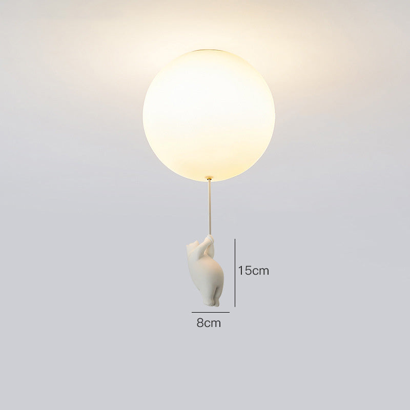 Aria Suspension/ Plafonnier Ballon Moderne, Résine Chambre