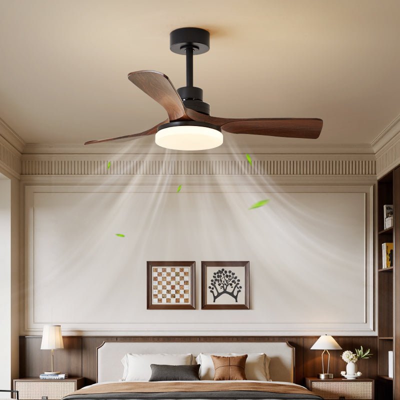 Nilo Modern Acrylic Metal Ceiling Fan Light