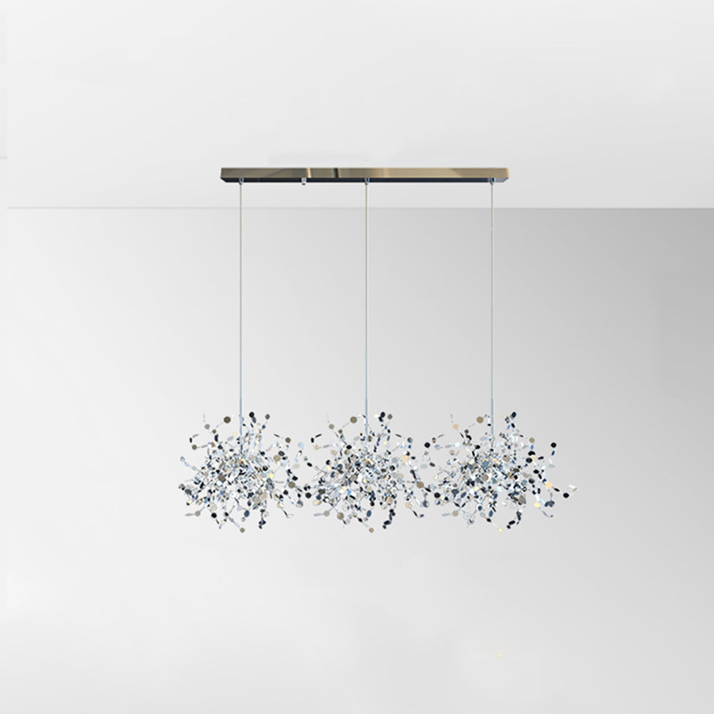 Olivia Suspension Divergence Inhabituelle, Acier Inoxydable, Or/Argent, Salle à Manger/Salon
