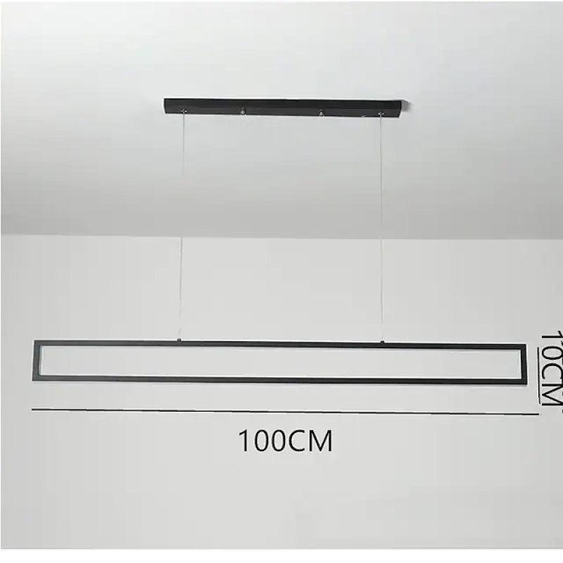 Ray Lampe suspendue moderne à revêtement LED minimaliste pour salle à manger
