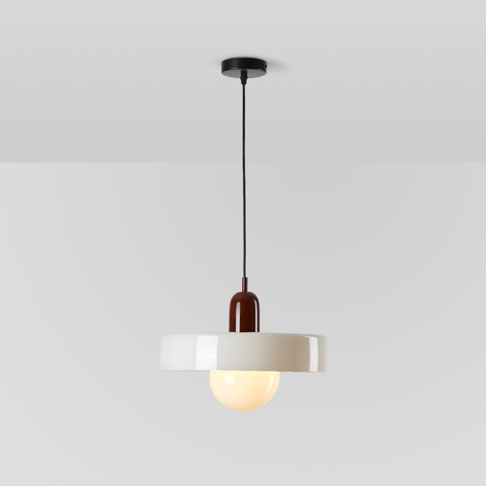 Valentina Suspension Ronde Vintage Verre Salon