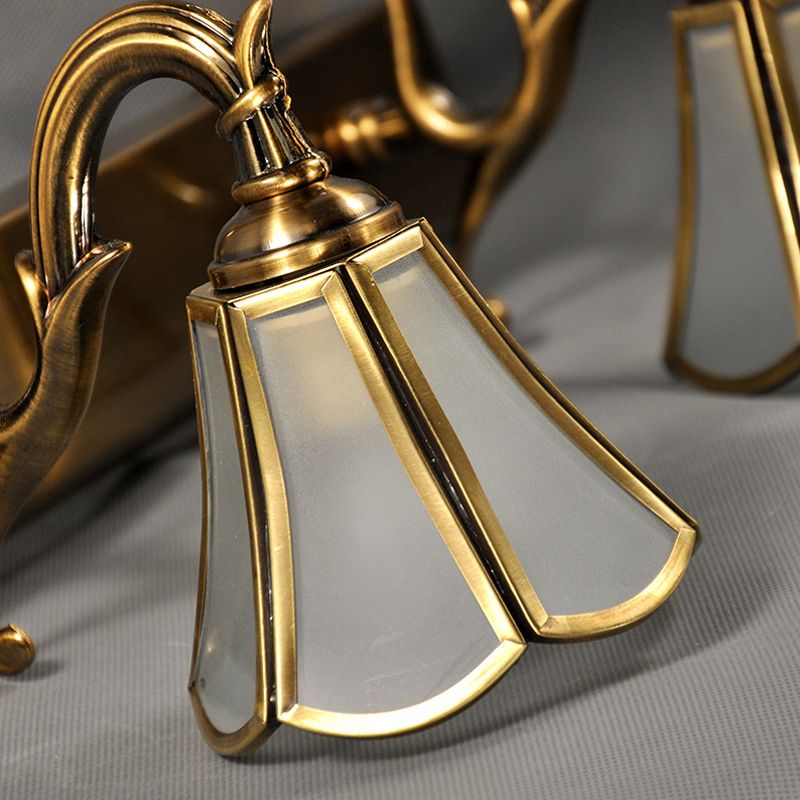 Ray Design Italien Floride Applique Murale à miroir LED Marron Métal Salle de Bain