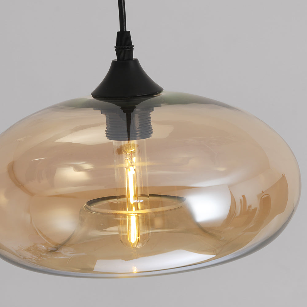 Valentina Lampes Suspendues en Verre Modernes Nordiques Chambre à Coucher