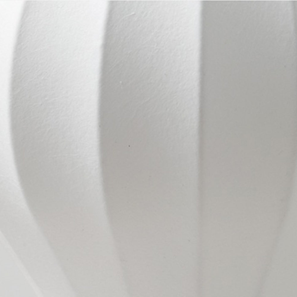 Ritta Lampe de Table Simple, Métal/Soie, Blanc, Chambre à Coucher