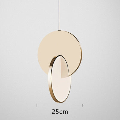 Arisha Luminaires Suspension Minimaliste Métal Or/Argent Salon
