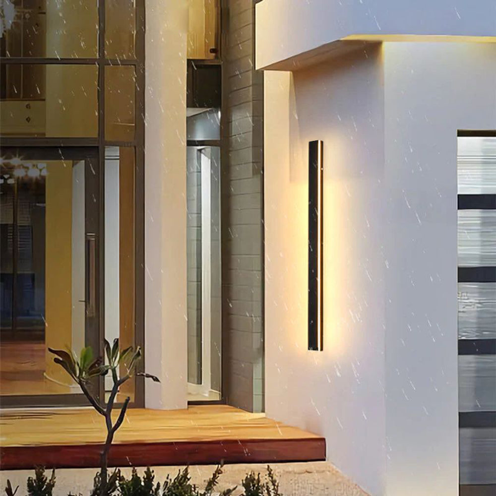 Arisha Applique Murale Extérieur LED Étanche Minimaliste Métal Cour