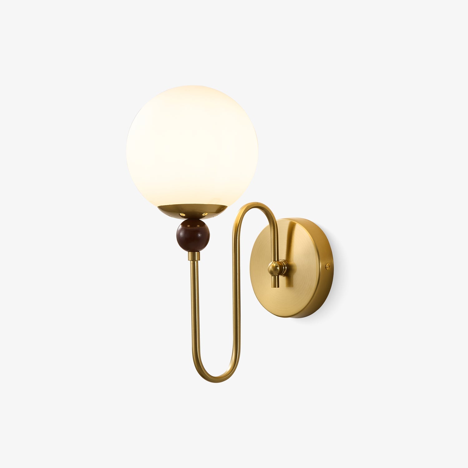 Odette Moderne Minimaliste Bois Métal Applique Murale