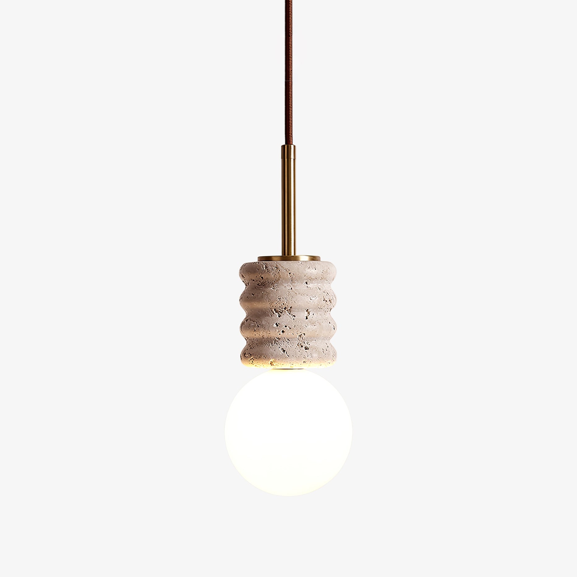 Alvia Travertine Pendant Lamp - Vakkerlight