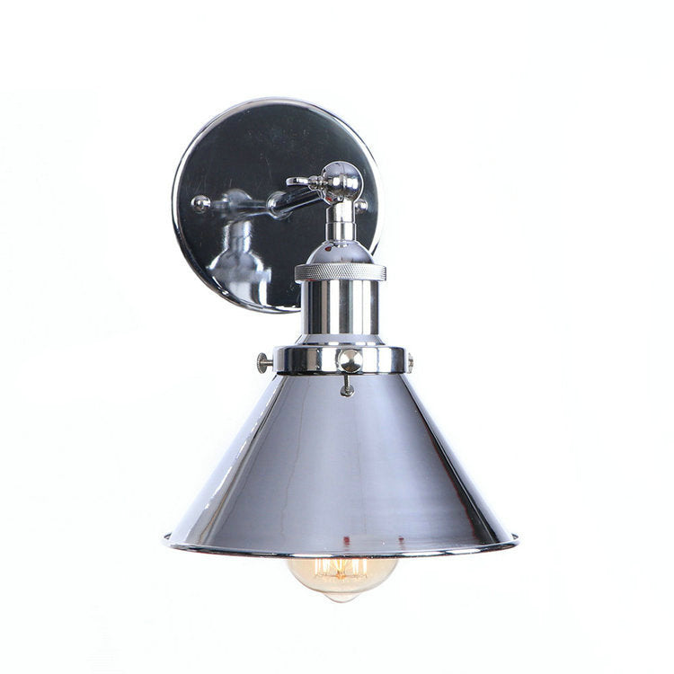 Epoch Applique Murale Vintage/Industriel Métal, Noire/Doré/Argent, Salon