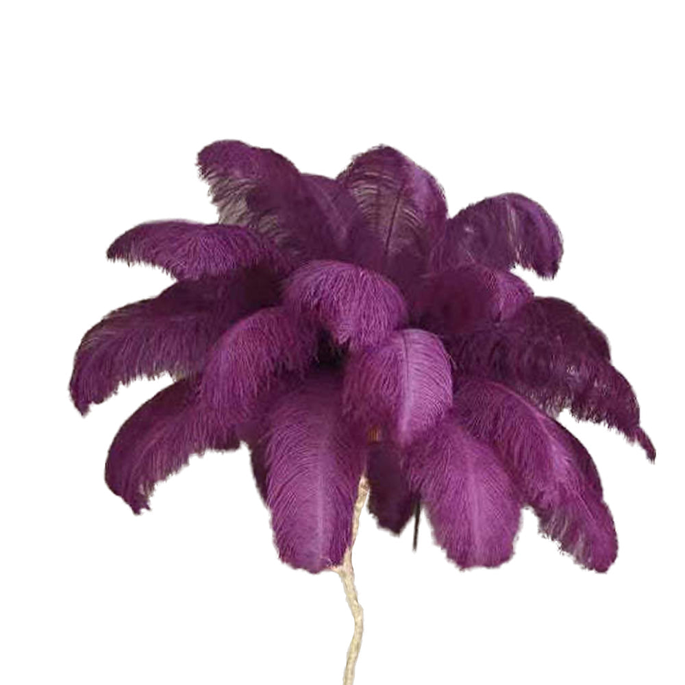 O'Moore Lampadaire Fleur Luxe Plume/Métal Coloré Salon