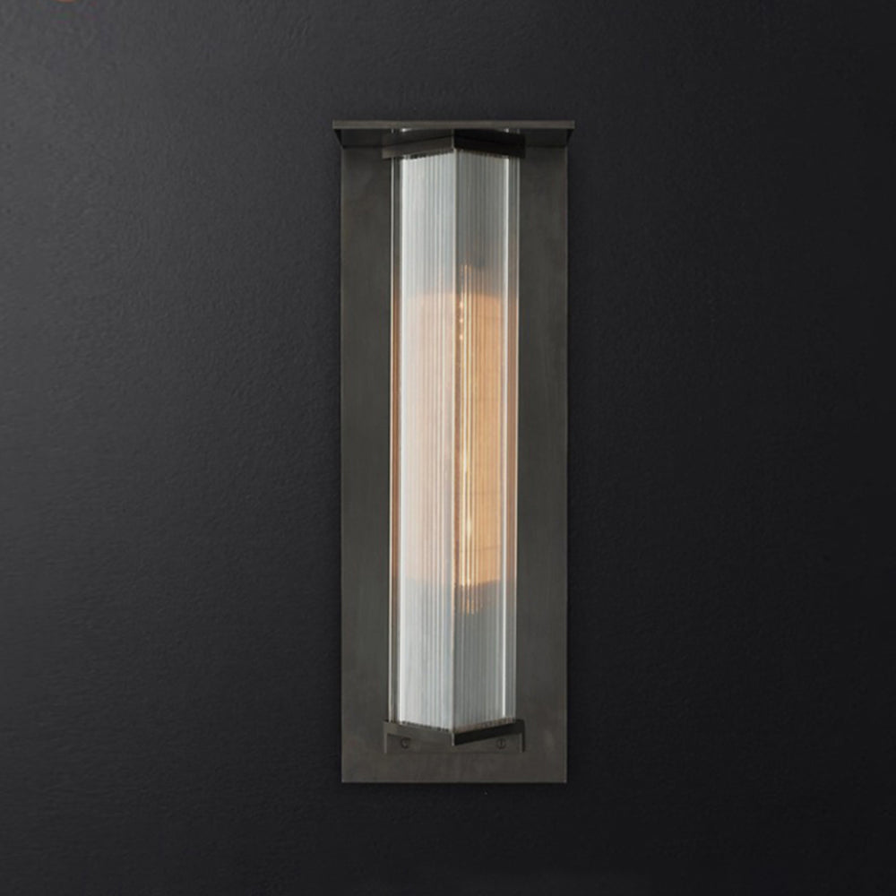 Ray Vintage Design LED Applique Murale Métal Acrylique Extérieur