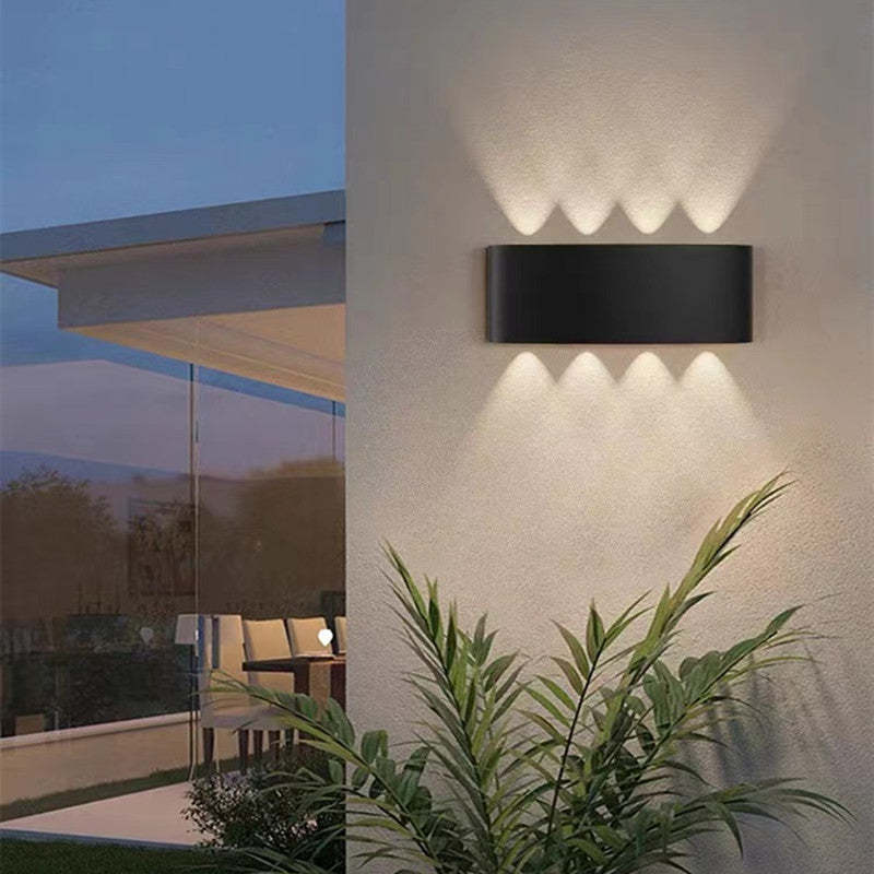 Ray Applique Murale Rectangulaire Moderne Noir/Blanc, Corridor