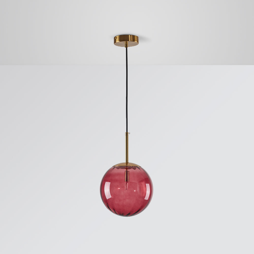 Valentina Suspension Boule Moderne, Métal/Verre