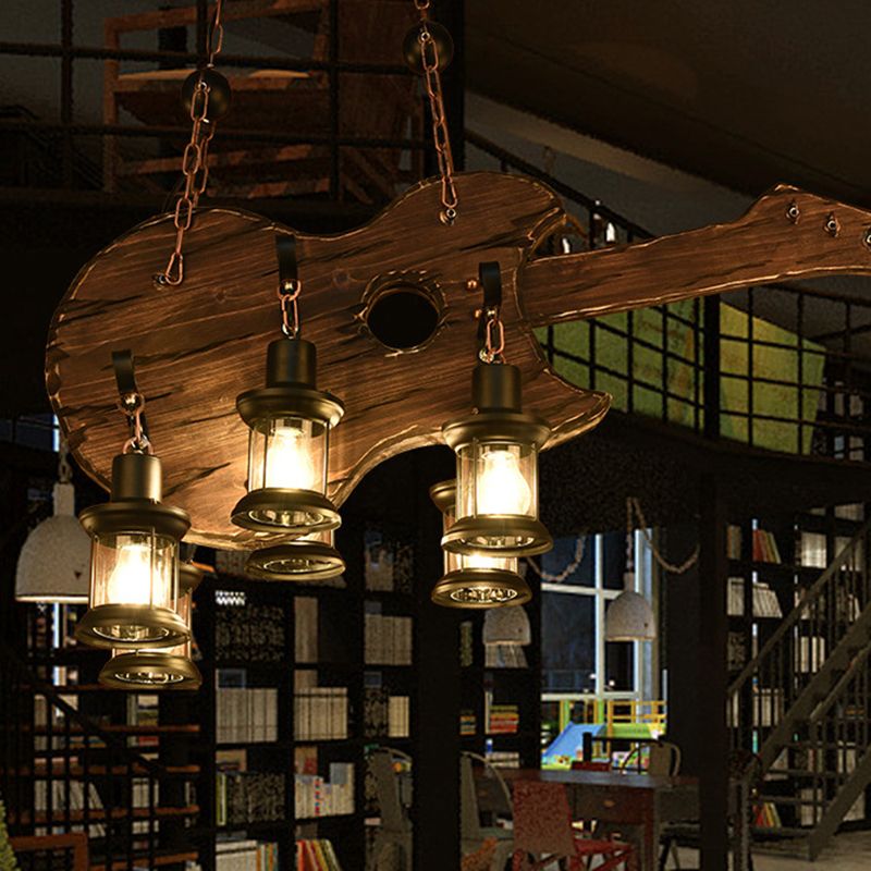 Epoch Vintage LED Suspension Métal/Bois Salon Salle à manger Salon