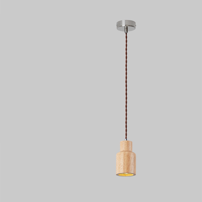 Muto Cottage Installer LED Suspension Bois Cuisine/Chambre à coucher