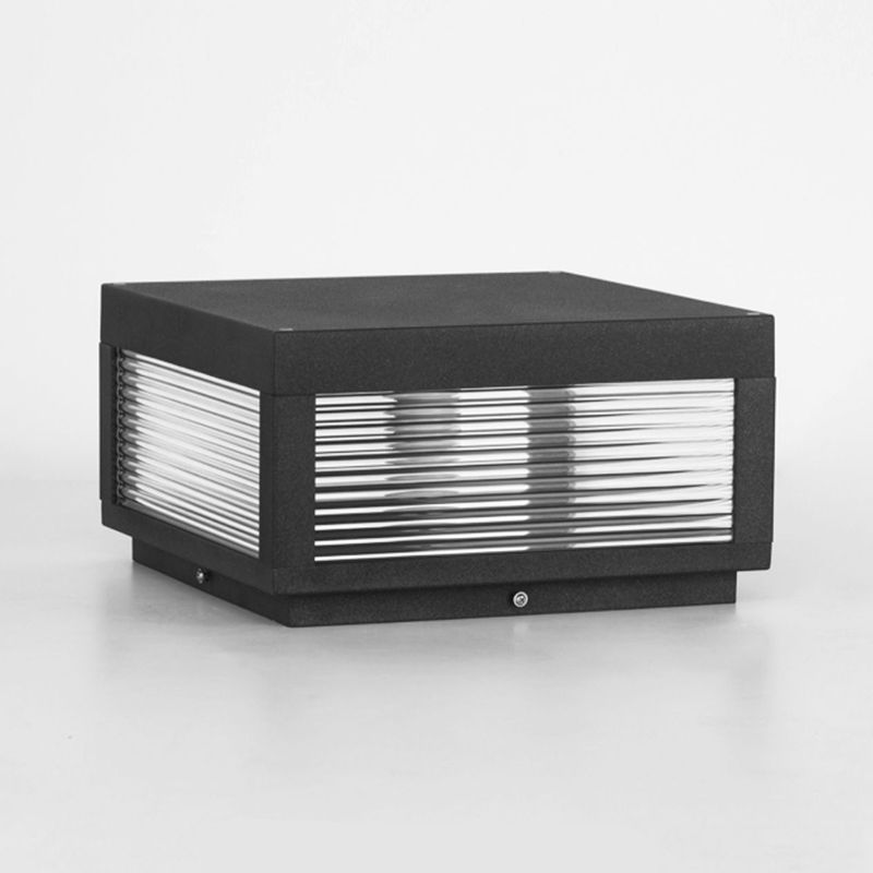 Ray Lampe de Poteau avec Rayures Horizontales