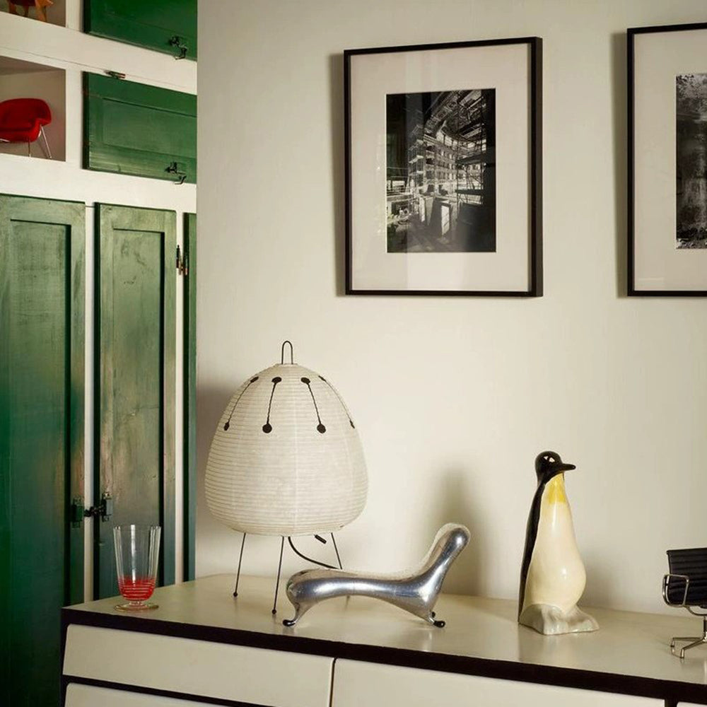 Ritta Intérieur Lampadaire Moderne Papier/Métal Blanc Salon/Bureau