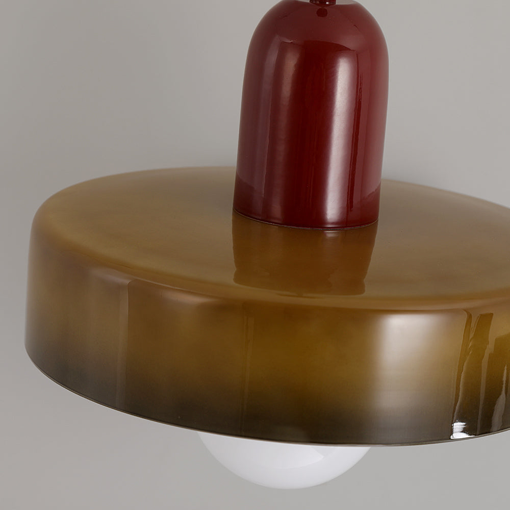 Valentina Suspension Ronde Vintage Verre Salon