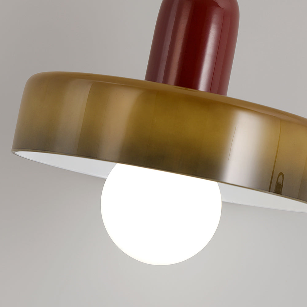 Valentina Suspension Ronde Vintage Verre Salon