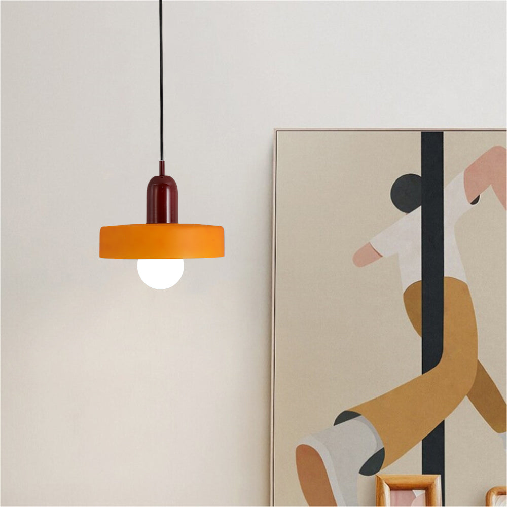 Valentina Suspension Ronde Vintage Verre Salon