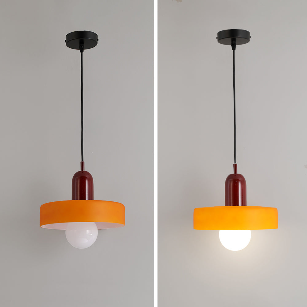 Valentina Suspension Ronde Vintage Verre Salon