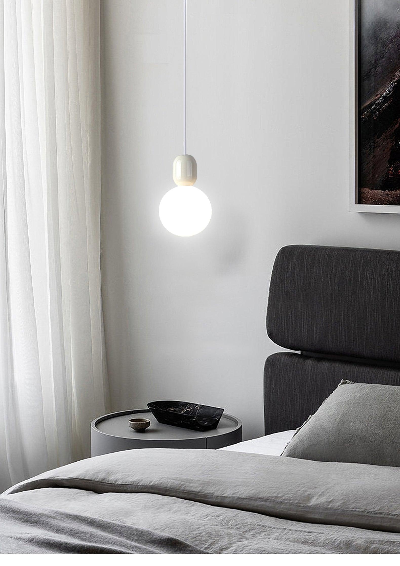 Acrylic Two Ball Pendant Light - Blowlighting