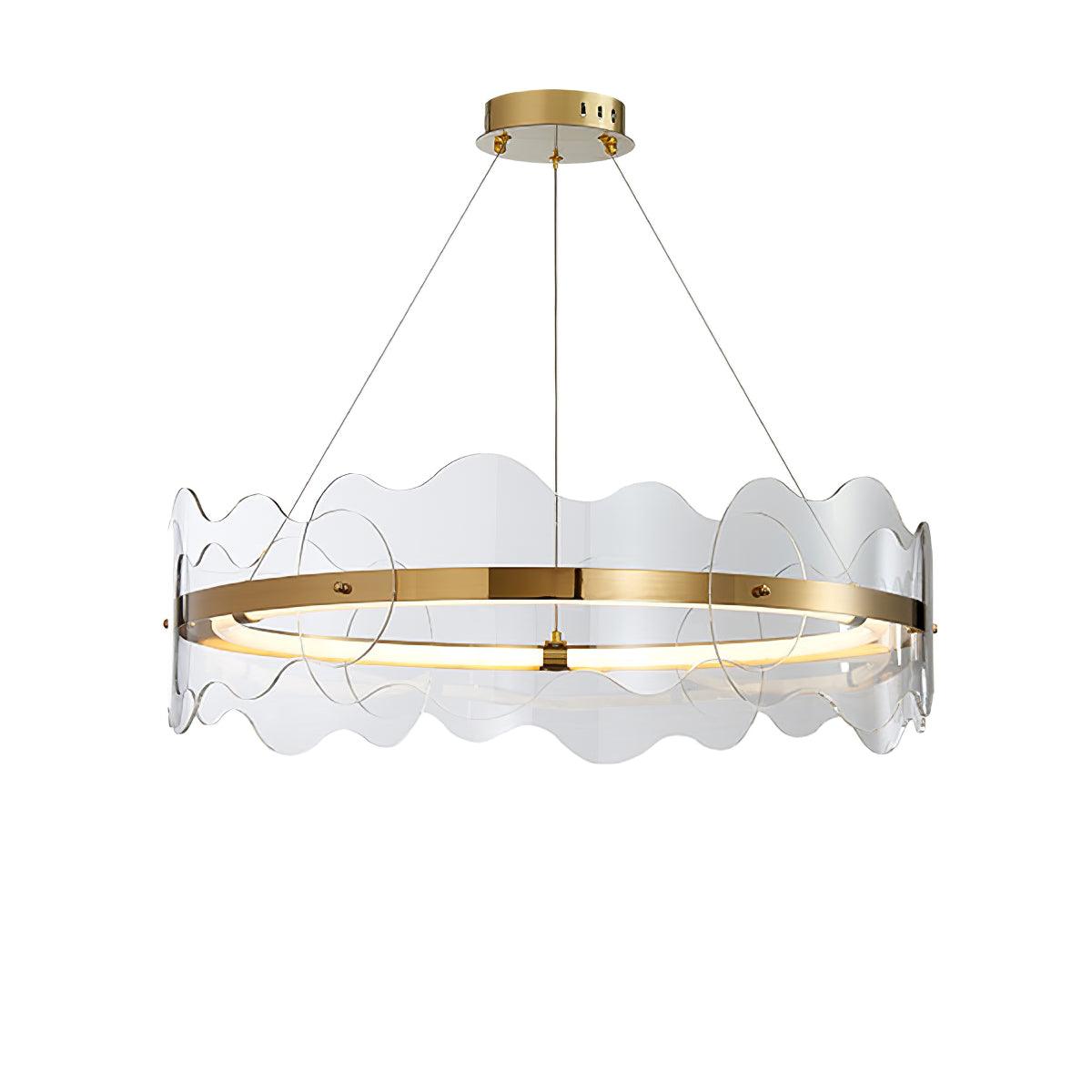 Acrylic Wave Chandelier - Blowlighting