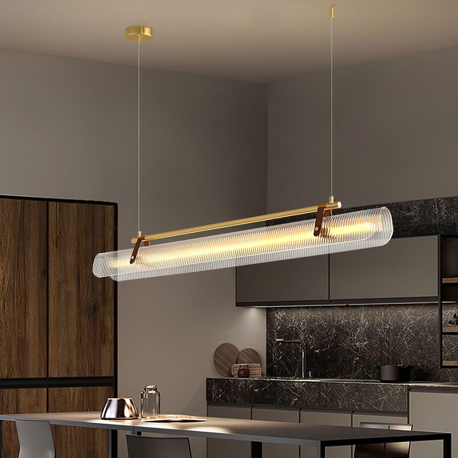 Acrylic Linear Chandelier - Blowlighting