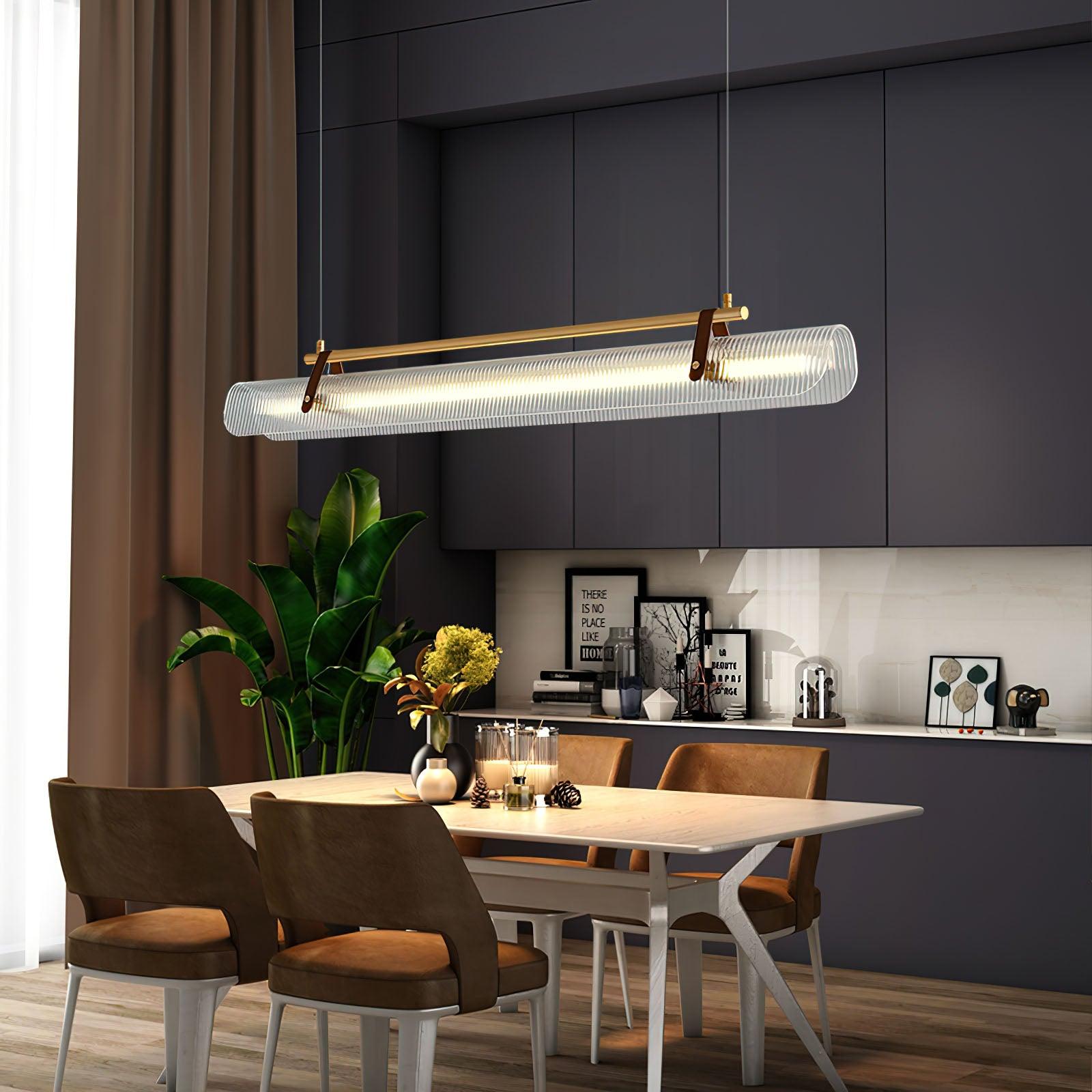 Acrylic Linear Chandelier - Blowlighting