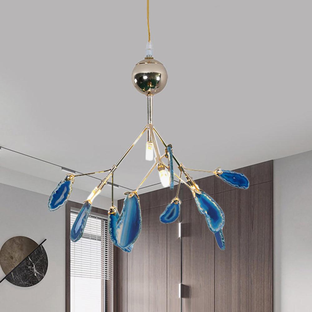 Agate Flake Chandelier - Blowlighting