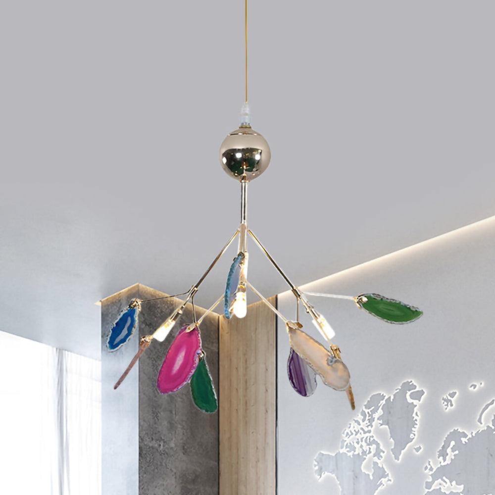 Agate Flake Chandelier - Blowlighting