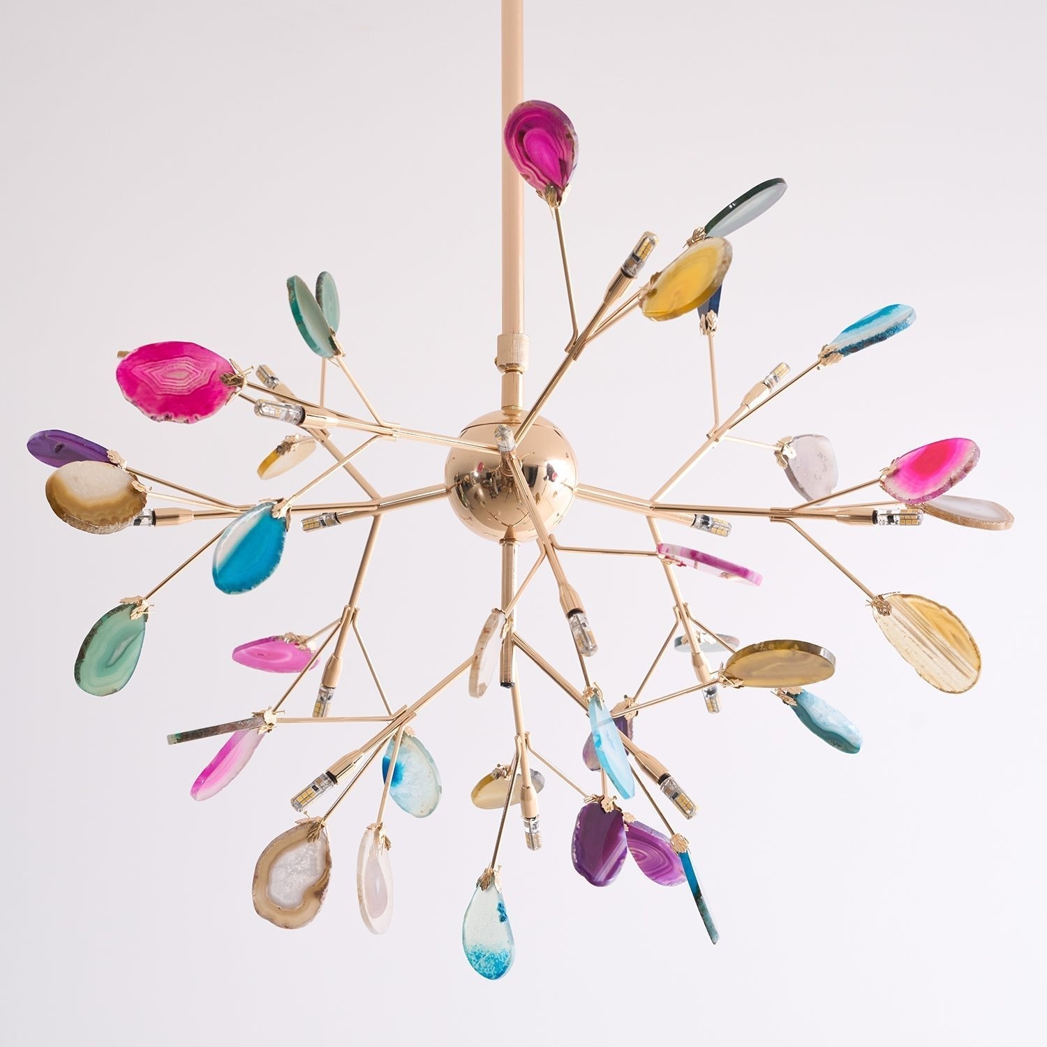 Agate Flake Chandelier - Blowlighting
